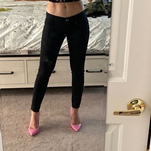 Black ankle pants